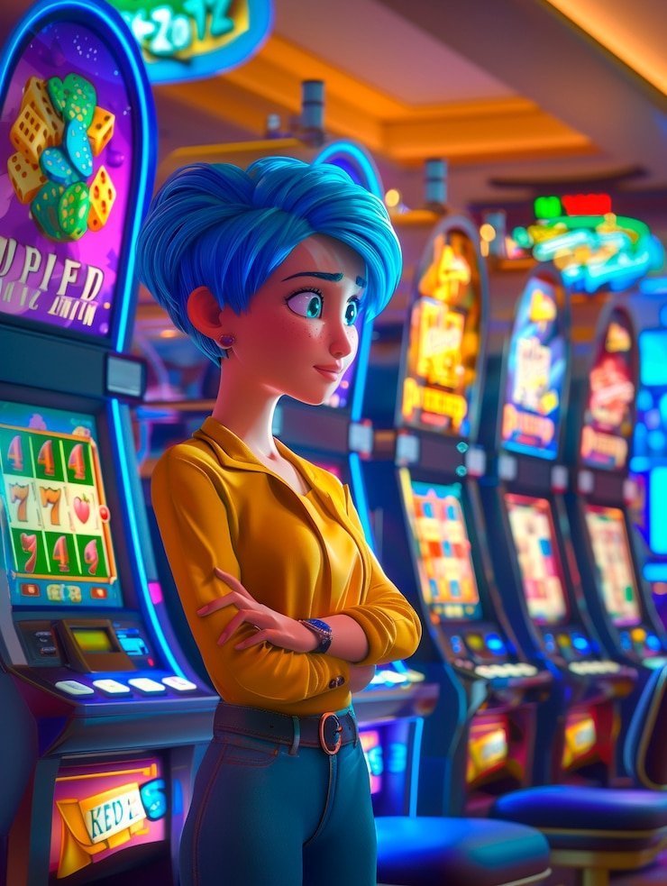 Live dealer at a blackjack table with multiple betting zones visible on the broadcast screen